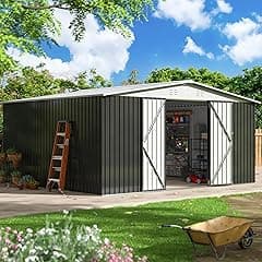 Viwat 12x14 FT Metal Storage Shed