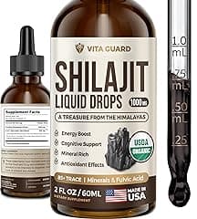 Vita Guard Pure Himalayan Shilajit Liquid 1000mg