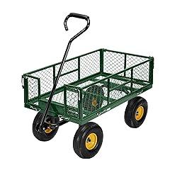 VIVOHOME Garden Cart with Removable Sides