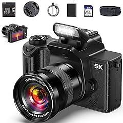 5K WiFi Vlogging Camera with Macro and Zoom