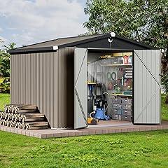 Outdoor Metal Storage Shed 10x8 FT