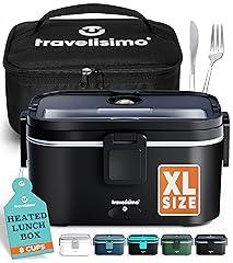 Travelisimo Electric Lunch Box 80W 1.8L Portable Food Warmer