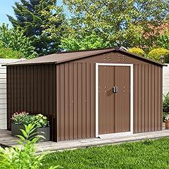 GarveeLife Outdoor Storage Shed 10x12 Ft