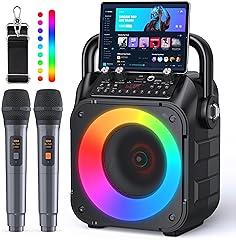 Karaoke Machine with Wireless Microphones