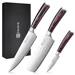 PAUDIN 3 Piece Kitchen Knife Set