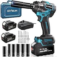 GEVEELIFE Brushless Cordless Impact Wrench 550N.m