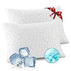 WGAKCED Cooling Memory Foam Pillows Set