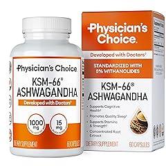 Physician's CHOICE KSM-66 Ashwagandha Root Extract 1000 MG