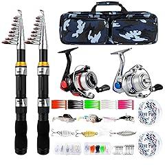 Mouhike Telescopic Fishing Rod and Reel Combo