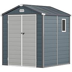 YITAHOME 6x6FT Resin Outdoor Storage Shed