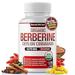 Organic Berberine with Ceylon Cinnamon 2175mg