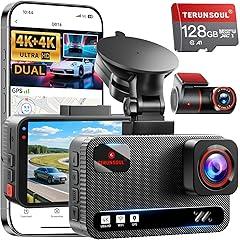 TERUNSOUl 4K+4K Dash Cam Front and Rear