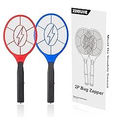 ZhouHe Electric Fly Swatter Bug Zapper Racket