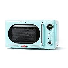 Nostalgia Retro Compact Microwave Oven - Aqua