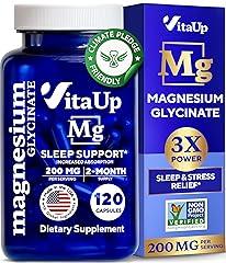 VitaUp Magnesium Glycinate 200mg Supplement