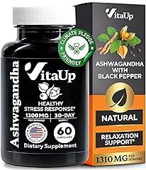 VitaUp Ashwagandha 1310mg with Black Pepper