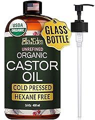 Ella & Eden Organic Castor Oil 16 Oz