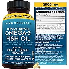 Triple Strength Omega 3 Fish Oil Supplement