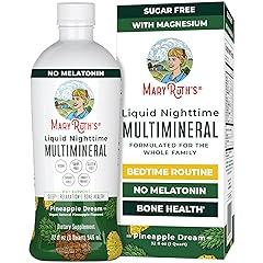 MaryRuth Organics Liquid Nighttime Multimineral Supplement