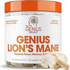 Genius Lions Mane Cognition Vitamins Supplement
