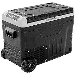 Euhomy 12V Portable Refrigerator Freezer with Wheels