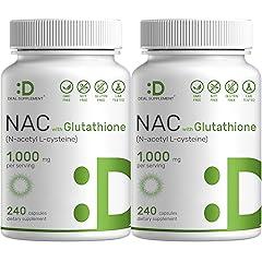 NAC & Glutathione Supplement 1,000mg, 480 Count