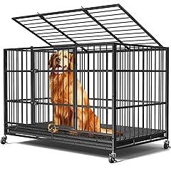 CAMMOO Heavy Duty Dog Crate for Large Dogs
