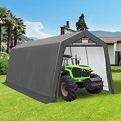 Outdoor Storage Shelter 7x12 Ft Waterproof