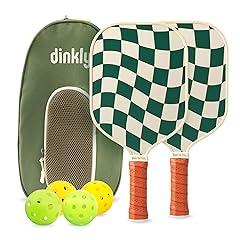 Dinkly Pickleball Paddle Set - Wave Check