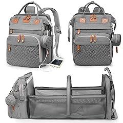 Astro Alan Grey Diaper Bag Backpack
