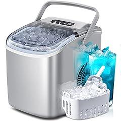 Crzoe Portable Ice Maker with Handle