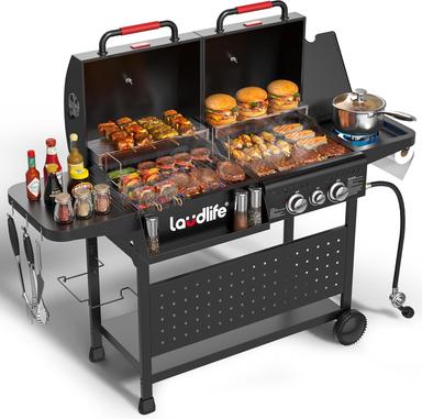 charcoal gas grill combos