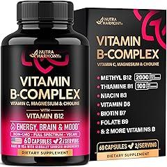 NutraHarmony Vitamin B Complex 11-in-1 Supplement