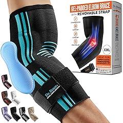 DR. BRACE Elite Elbow Brace with Gel Pad