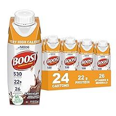 BOOST Very High Calorie Chocolate Nutritional Drink 8 Fl Oz Pack of 24