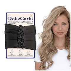 RobeCurls Satin Heatless Hair Curler Set