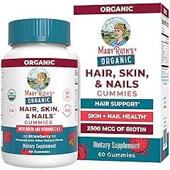 MaryRuth Organics Biotin Gummies for Hair, Skin, and Nails
