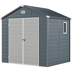 YITAHOME Outdoor Storage Shed 8x6.2FT