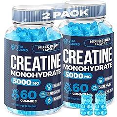 Vita Guard 5000mg Creatine Monohydrate Gummies (2 Pack)