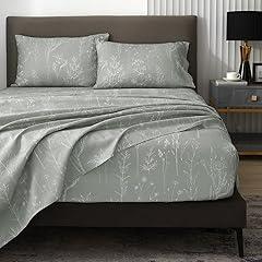 HYPREST Floral Queen Bed Sheets