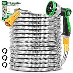 Toolasin Flexible Stainless Steel Garden Hose 50ft