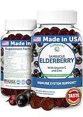 Lunakai Elderberry Gummies Immune Support 60ct