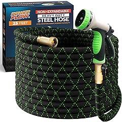 PowerFlow Garden Hose Stainless Steel 25 Ft