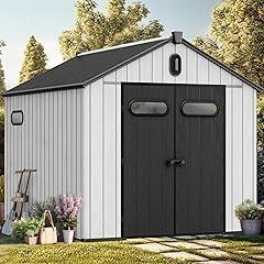 YITAHOME 8x10ft Resin Storage Shed