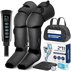 SereneLife Air Compression Leg Massager with Heat
