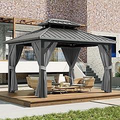 GarveeLife 10x12ft Double Roof Gazebo