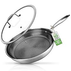 NutriChef Stainless Steel Non-Stick Frying Pan NC3PL10