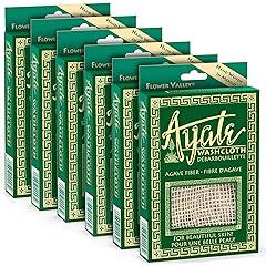 Ayate Exfoliating Agave Fiber Washcloth (Pack of 6)