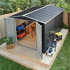 Polar Aurora Outdoor Metal Storage Shed