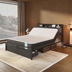 FlexiSpot BF21Q Adjustable Bed with Gel Mattress